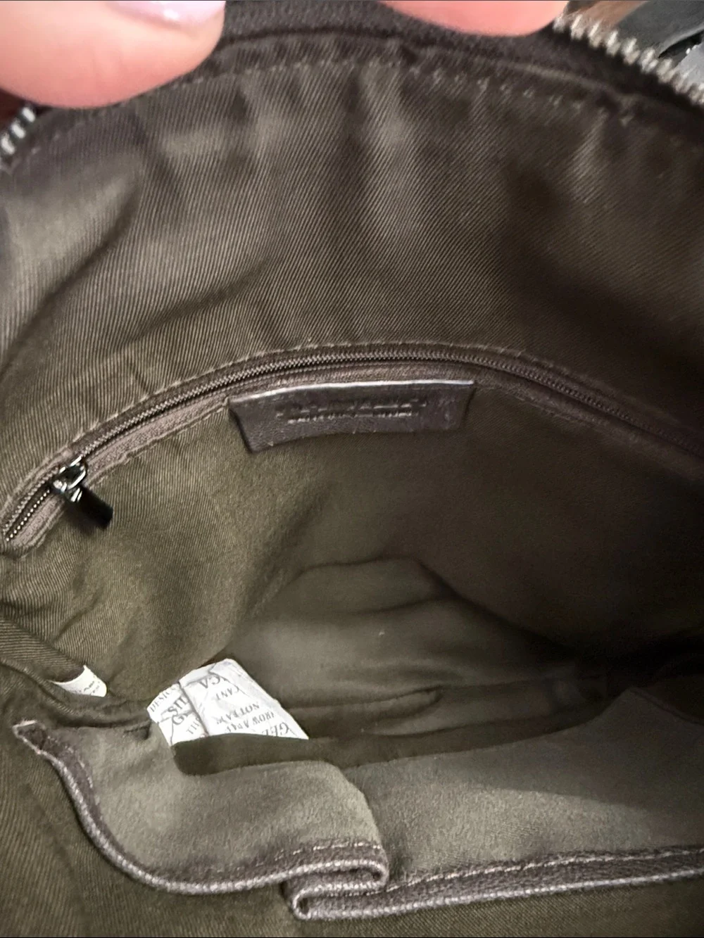 DANIER Compact Leather Crossbody Bag - Picture 4 of 5